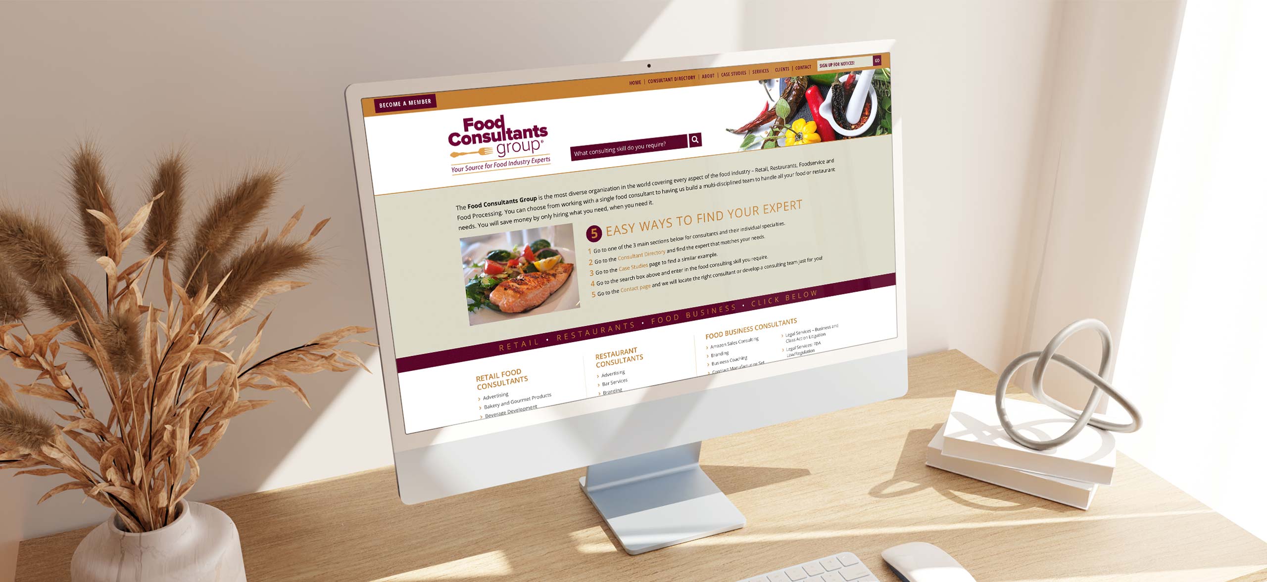 Food Consultants Group website