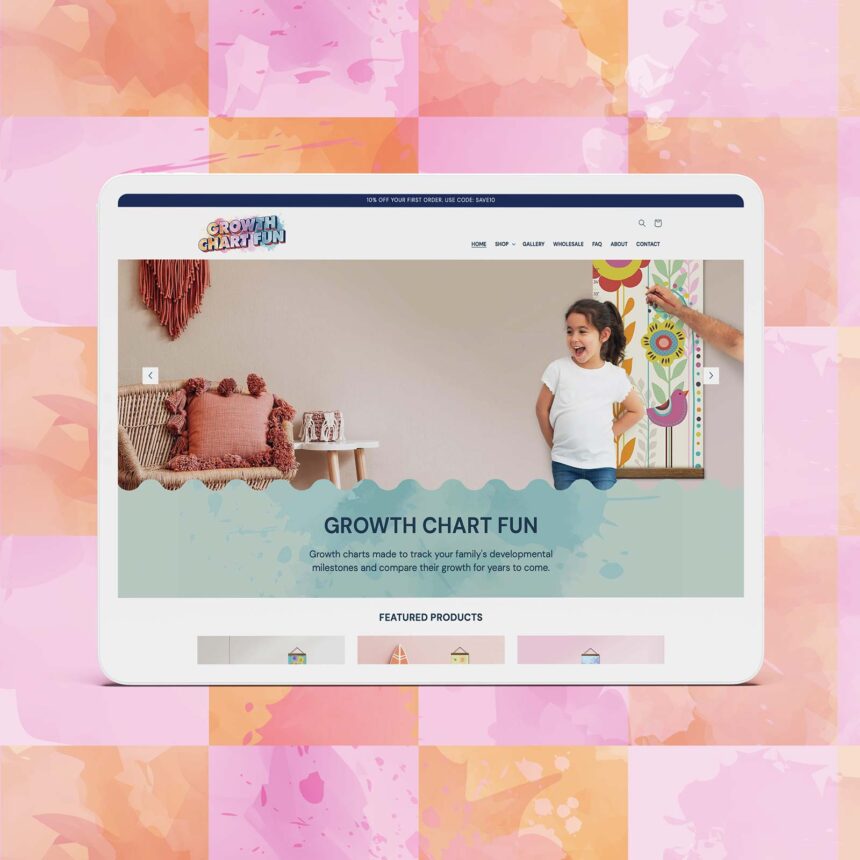 Growth Chart Fun website