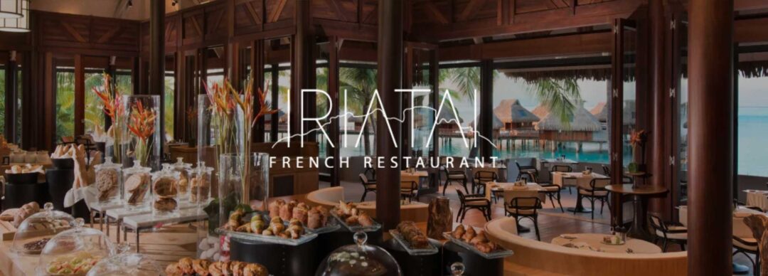 Iriatai French restaurant at Conrad Bora Bora Nui resort